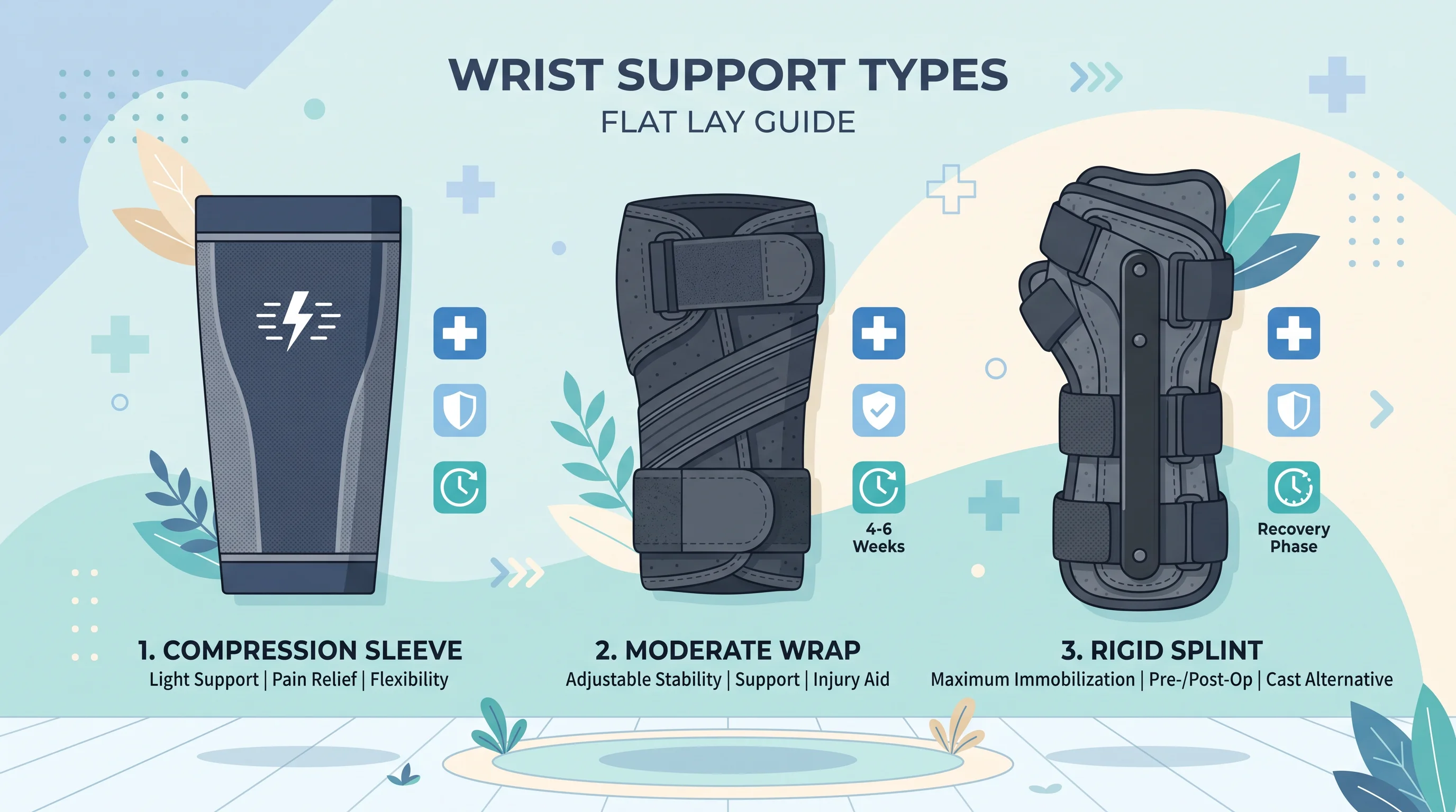 wrist support brace for sprain