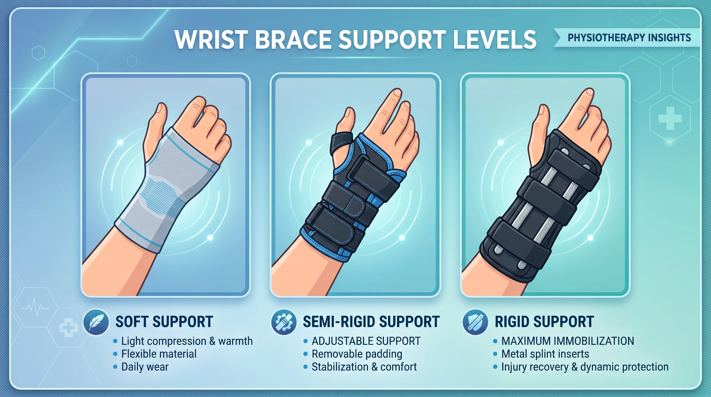 types of wrist braces