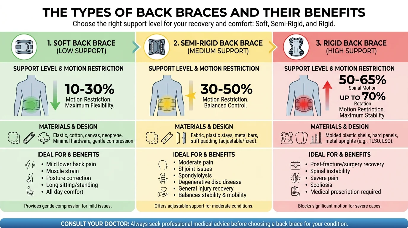 types of back braces