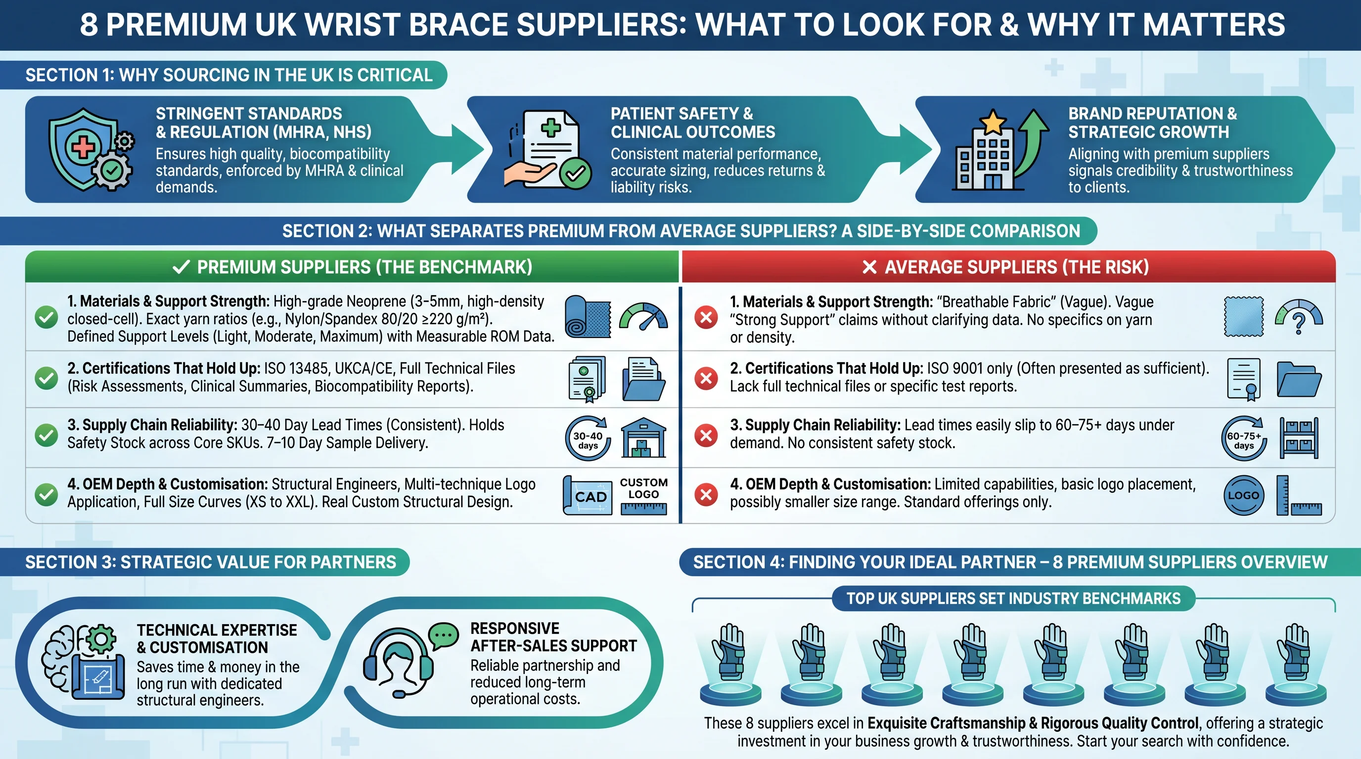 8 Premium Wrist Brace Suppliers In UK