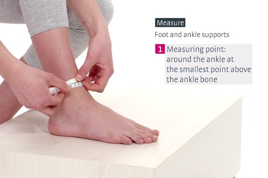 Your ankle circumference will help you locate the right size on the ankle brace size chart.